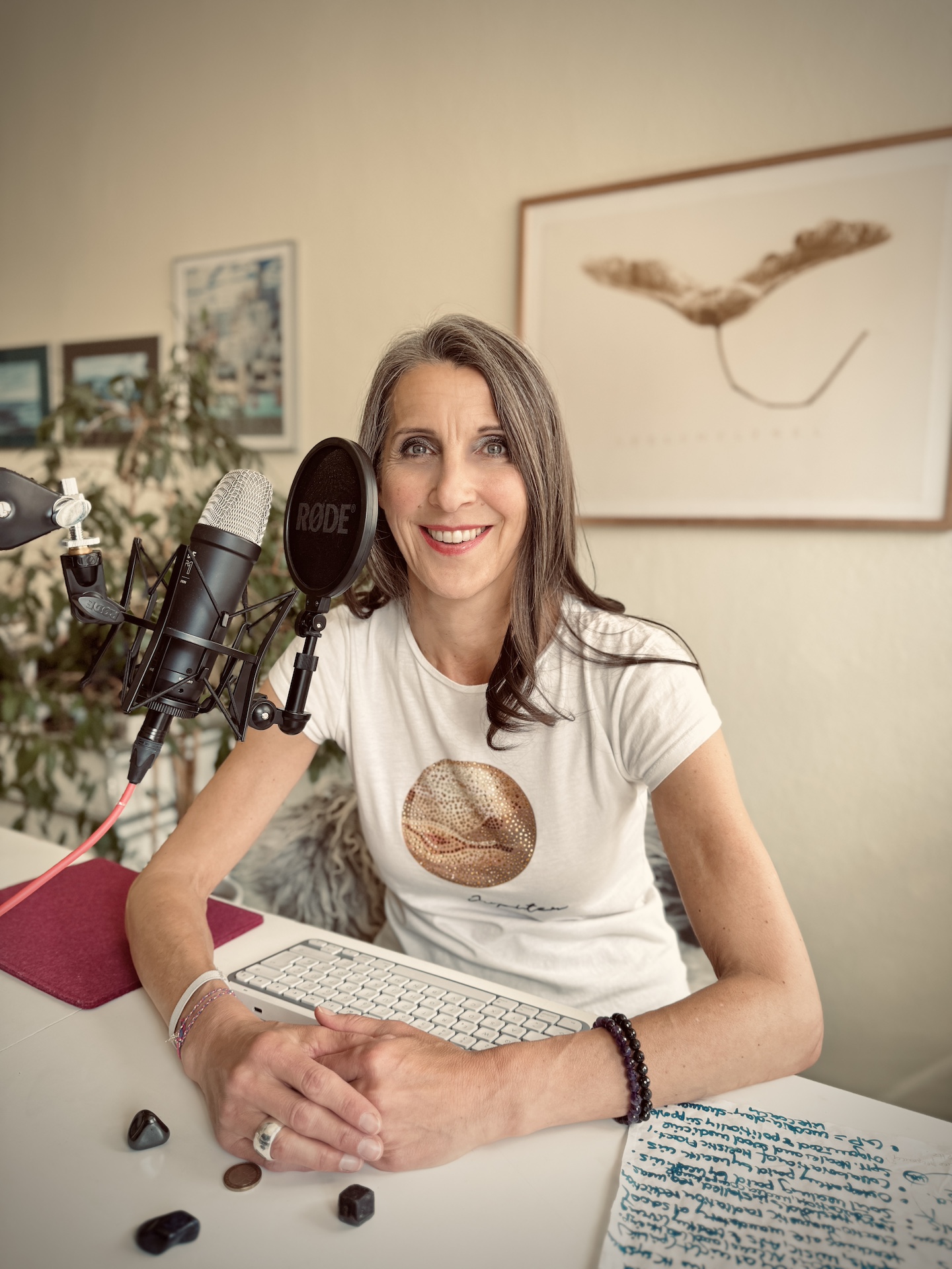 IMG_9638 Manuela Forster podcast Kopie small Manuela in Cosmic Powerhouse podcast studio